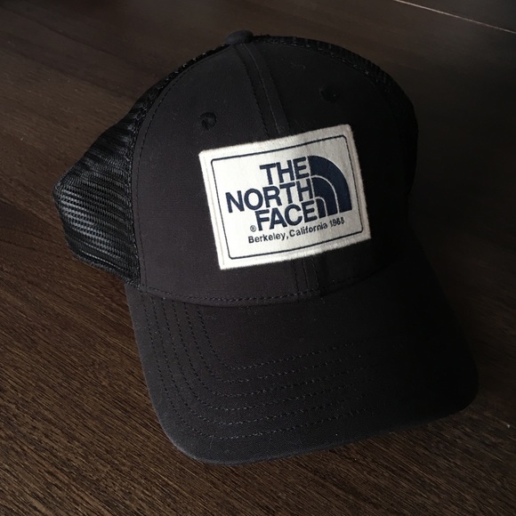 north face mudder trucker hat black